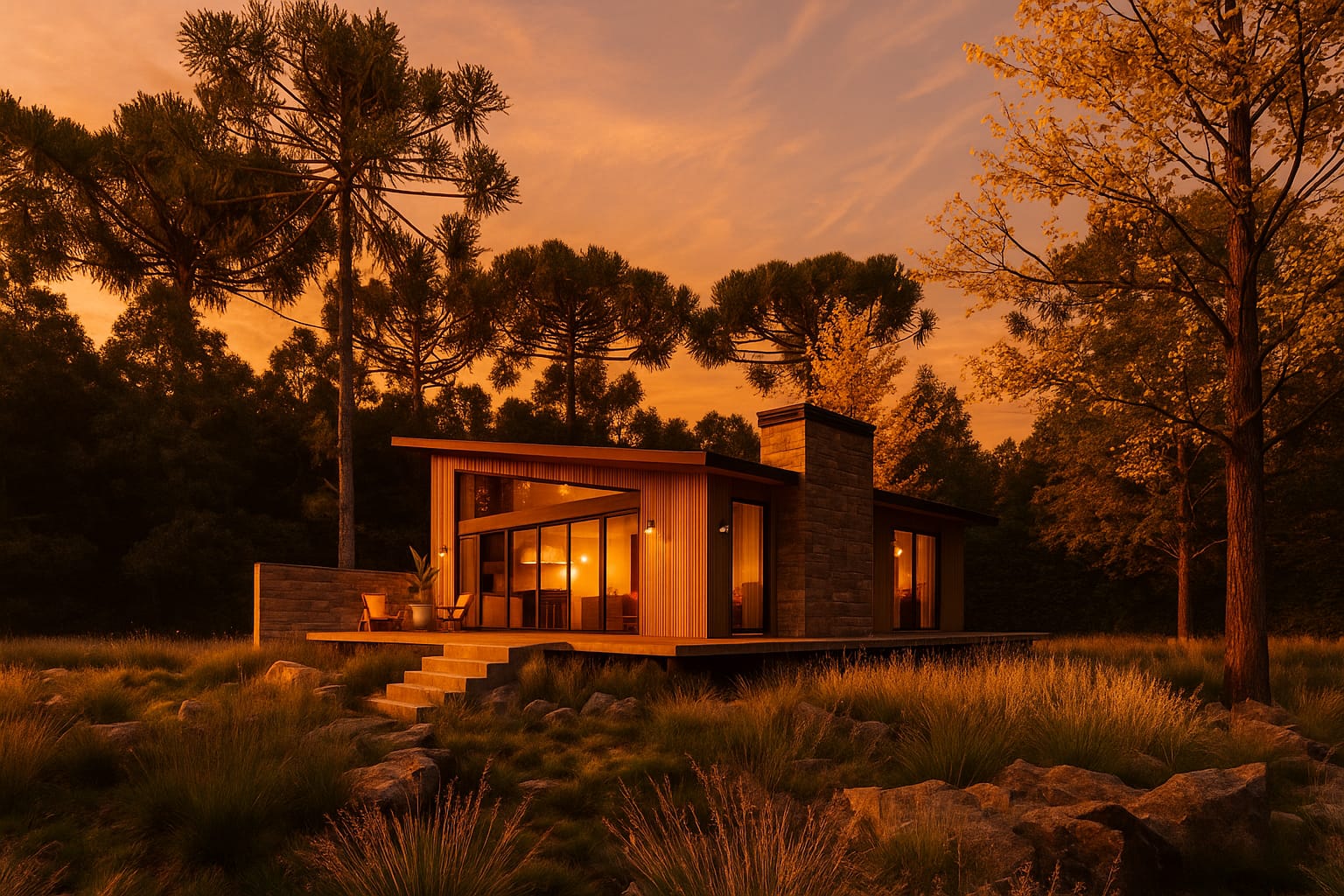 Bangalô Slow — tiny house horizontal