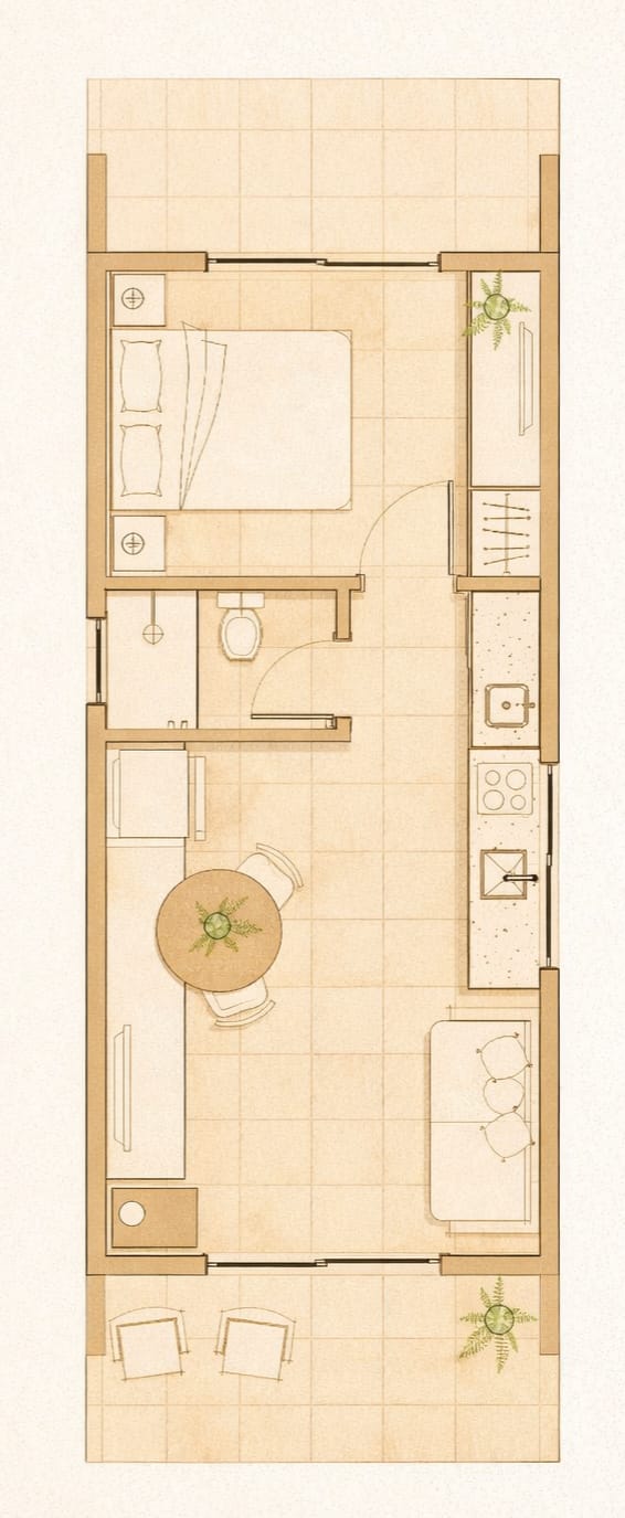 Planta humanizada — Mini Slow
